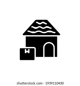home delivery icon in vector. Logotype