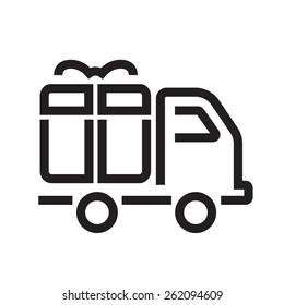 Home delivery vector image to be used in web applications, mobile applications and print media.
