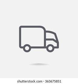 home delivery, web icon. vector design