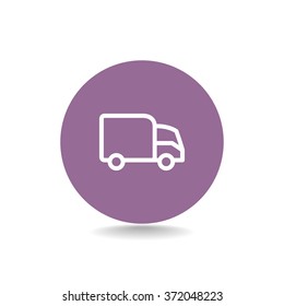 home delivery, web icon. vector design