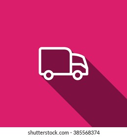 home delivery, web icon. vector design
