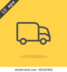 home delivery, web icon. vector design