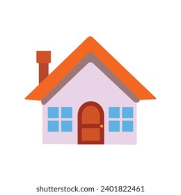 Home design and line art vector illustration 