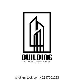 Home Design Logo, Building Logo, Property And Construction Company Icon
