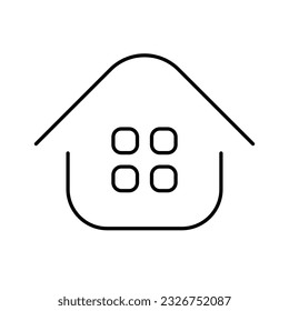 Home design logo. Housing design logo. Vector.