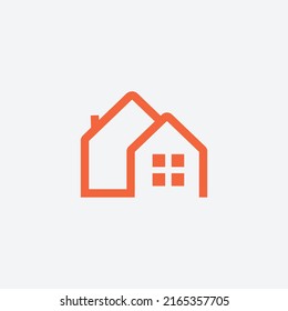 Home design logo icon, vector illustration. 