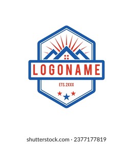 Home design logo vector simple