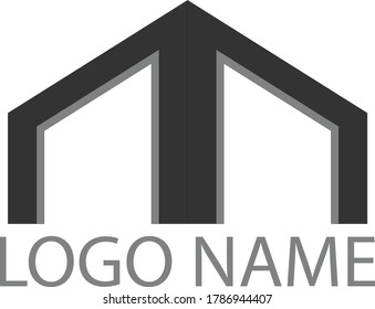 Home design logo vector stock