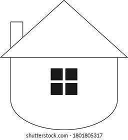 Home design logo vector stock