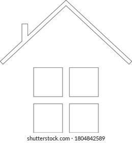 Material vectorial del logotipo de diseño residencial