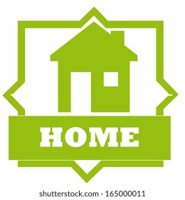 home design over white background vector illustration  