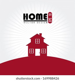home design over white  background vector illustration   