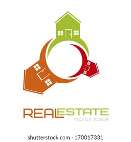 home design over white background vector illustration   