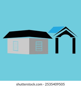 Home design vector graphic illustration 