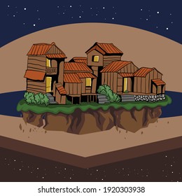 
home design vector painting template icon
