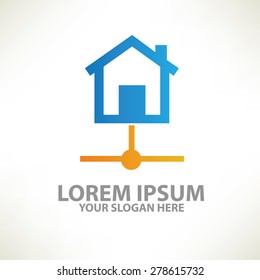 Home design,logo template,colour concept design,clean vector