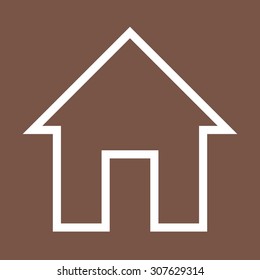 Home, desktop, screen icon vector image.Can also be used for admin dashboard. Suitable for mobile apps, web apps and print media.