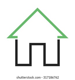 Home, desktop, screen icon vector image.Can also be used for admin dashboard. Suitable for mobile apps, web apps and print media.