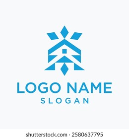 Home and Diamond Logo Design Inspiration