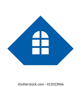 home and diamond logo vector.