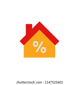 Home Discount Logo Icon Design