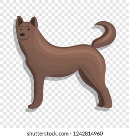 Home dog icon. Cartoon of home dog vector icon for web design  