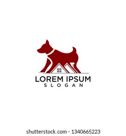 home dog logo template