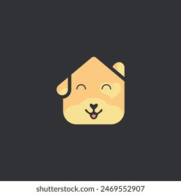 Home Dog Logos The logo is used to brand identity for a service business, community or shelter related to dogs.