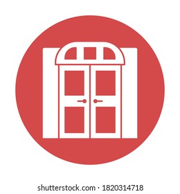 
Home Door or home depot doors Isolated fill Vector Icon which can easily modify or edit
