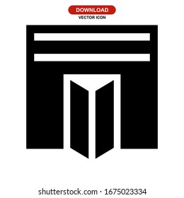 home door icon or logo isolated sign symbol vector illustration - high quality black style vector icons
