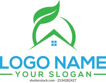 home Eco house Circle logo