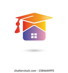 home education, Education logo design, vector template illustration