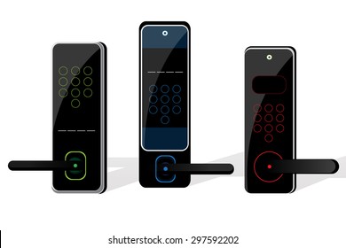Home electric door lock