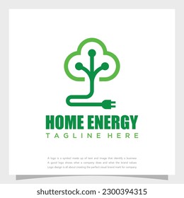 Home electric logo icon design template vector elements for your company brand. smart technology