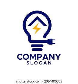 Startseite E-Logo, Vektordesign-Vorlage