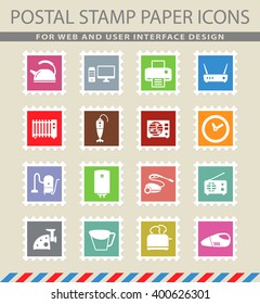 Home electrical  simply symbols for web and user interface