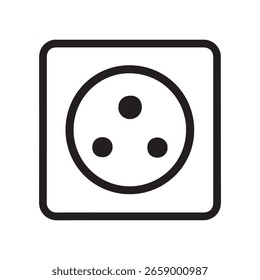Home Electrical Switch Panel Vector Icon