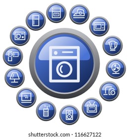 Home electronics button set