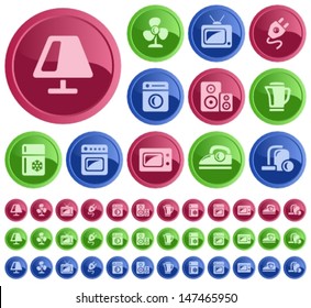 Home electronics button set