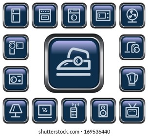 Home electronics button set