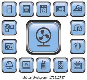 Home electronics button set