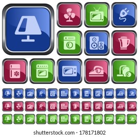 Home electronics button set
