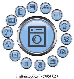 Home electronics button set
