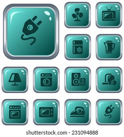 Home electronics button set