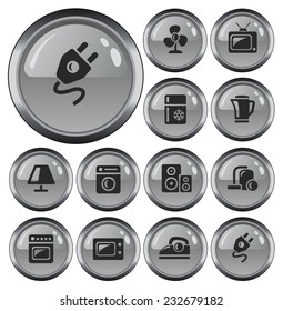 Home electronics button set