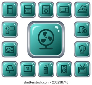 Home electronics button set