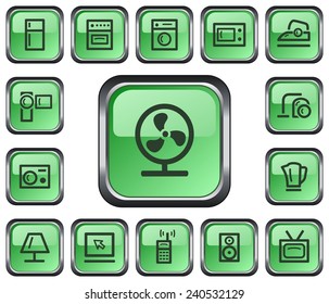 Home electronics button set