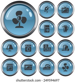 Home electronics button set
