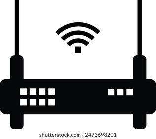 Home Electronics Devices Icon Vector , WIFI ROUTER