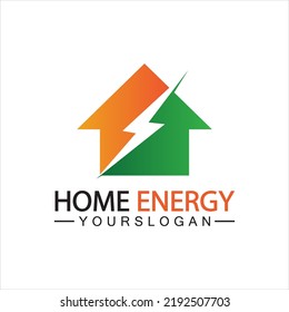 Home Energy Logo Vector Icon Symbol Design Illustration